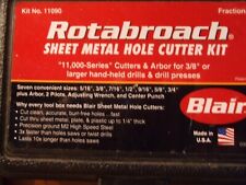 Blair Rotabroach Hole Cutter Kit 11090 Free Shipping