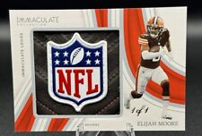 2023 Panini Immaculate Elijah Moore 11 Nfl Shield Tag Cleveland Browns Il-emoo