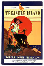 Treasure Island By Robert Louis Stevenson Large Print Hardcover Excellent