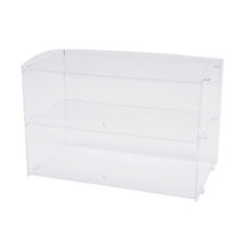 Clear Acrylic Display Case Bakery Pastry Display Case Donut Display Shelf 2 Tier