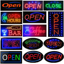 Led Bright Neon Light Open Business Signs Animated Motion W Onoff Store