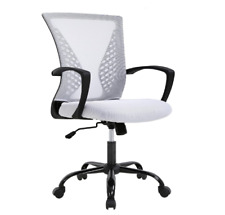High Back Office Chair Executive Desk Chair Computer Swivel Chair White