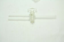 Pyrex 3mm 3-way Straight Glass Stopcock With Glass Plug New