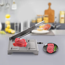 Stainless Steel Commercial Bone Cutter Manual Ribs Frozen Meat Chopper Slicer