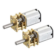2pcs Micro Speed Reduction Gear Motor Dc 6v 1000rpm With Full Metal Gearbox