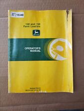 John Deere 148 158 Farm Loaders Operators Manual Omw21451