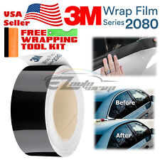 3m 2080 Black Vinyl Wrap Roll Kit Blackout Chrome Delete1 Window Trim Door Trim