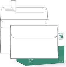 Ohuhu A7 Printable White Envelopes 5x7 250 Pack - Quick Self Sealfor 5x7 Cards