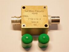 Vintage Mini-circuits Ftb-1-6-4 50 Ohm 0.01 To 125mhz Rf Transformer Fm Bnc