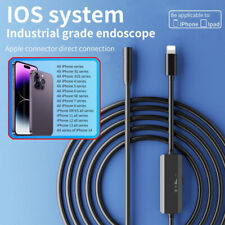 Waterproof Endoscope Snake Cam Inspection Camera For Ios Iphoneandroid Cartube