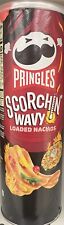 Pringles Scorchin Wavy Loaded Nachos Flavored Potato Chips Snack Crisps 4.8 Oz