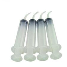 High-quality Dental Irrigation Syringe Set 4 Disposable Curved Tip Oral Surgery