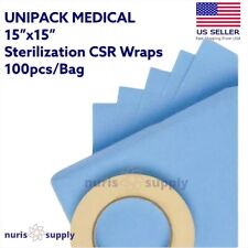 Autoclave Csr Sterilization Wrap 15x15 100pcsbag Unipack Premium Quality