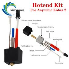 Extruder Head Brass Nozzle 24v 60w For Anycubic Kobra 2 Proplus 3d Printer Lot