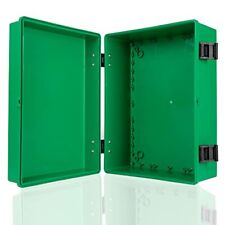 Outdoor Electrical Junction Box- 16 X 12 Green Durable Hinged Project Enclosure