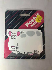 Vintage Post It Notes Cute Cow New Old Stock 1988 One Pad 40 Sheets Maxidrug 3m