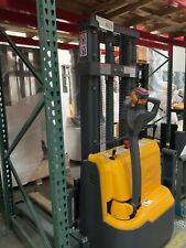Apollolift Used Fully Electric Straddle Stacker-3300lbs 98 Lift Walkie Stacker