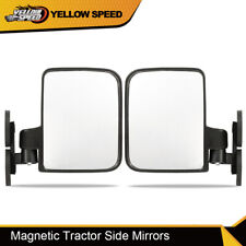 Tractor Rear Side Mirrors Rated Magnetic Mirror 114lb Fit For Kubota John Deere