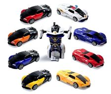 Transformer Robot Cars Sports Friction 2 In 1 Kids Toy Toddler Choice Color Car