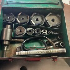 Greenlee Hydraulic Knockout Punch Set W767 Pump 12-4 Used