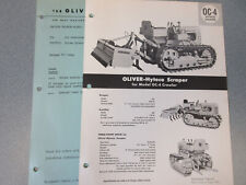 Oliver Hyteco Scraper For Oc-4 Crawler Brochure 2 Page Wprices