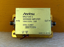 Anritsu Mn2704a 100 Khz - 25 Ghz 20db 3.5 Mm F-f Wideband Amplifier. Tested