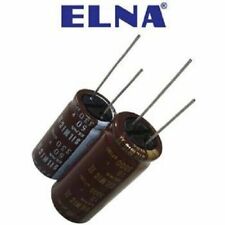 Elna Silmic Ii Audio Capacitor 100uf 100v New Silk Long Leaded 16x25 New 2pcs