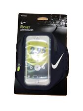 Nike Running Phone Pocket Arm Band Wsecure Zip In Black 129862 New Wtags