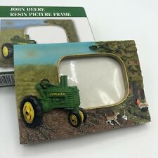John Deere Tractor Farm Resin Picture Frame Picture Size 2 X 3 Farming Crop