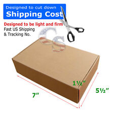 100 7x5x1 Cardboard Packing Mailing Moving Shipping Boxes Corrugated Cartons