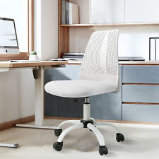 Ergonomic Office Chair Adjustable Mesh Computer Chair Swivel Office Chairs White