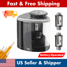 Electric Pencil Sharpener Portable Battery Operated Pencils Sharpeners School
