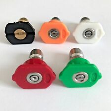 5pcs Color Coded Pressure Washer Nozzle Spray Tip Set 3500psi