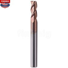 3 Flute 37 Helix Solid Carbide 14 X 2-12 End Mill For Aluminum - Zrn Coated