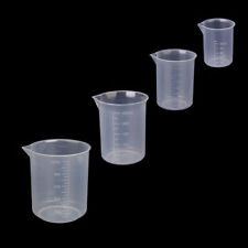 50100150250500ml Small Plastic Graduated Measuring Beakercupcontainer