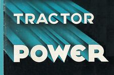 Ih Mccormick Deering Tractor Power Brochure F-series W-series Tractractor
