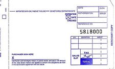300 Short 2 Part Credit Card Manual Imprinter Sales Slip Paper Draft Forms