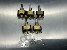 5 Carling Momentary Toggle Switches Spdt On-off-on 6a-125vac 3a-250vac