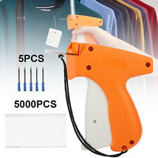 Clothes Garment Tagging Gun Price Label Machine W 5000 Pins 2 Barbs 5 Needles