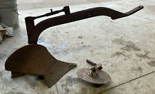 Vintage Wheel Horse One Bottom Plow Farm Implement With Modification