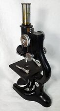 Vintage Bausch Lomb Microscope W Two Objectives Lamp Samples And Case 1937