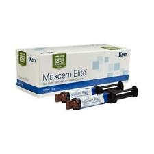 Kerr 33872 Maxcem Elite Self Etch Adhesive Resin Cement Syringe 2pk Clear 5 Gm