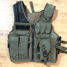 Utg 547 Law Enforcement Tactical Vest Right Handed With Duty Belt Swat Od Green