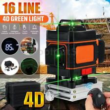 Us 4d 360 16line Green Laser Level Auto Self Leveling Rotary Cross Measure Tool