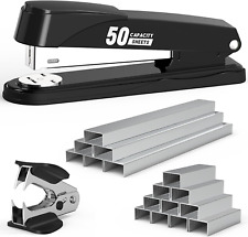 Metal Stapler Heavy Duty 50 Sheet Capacity With 1750 Staples And Staple Remover