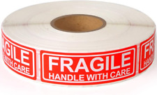 Fragile 1x3 Handle With Care Shipping Stickers 1000 Labels Per Roll