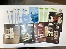 Vintage Otis Baker Forklift Color Sales Brochures Gas Hydrostatic Electric 70s
