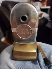 Vintage Executive Remembrance Vacuum Mount Gold Pencil Sharpener Suction Cup