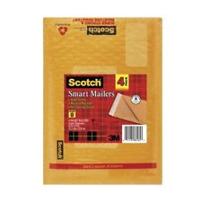 Scotch Poly Bubble Mailer 8913-4 6 In X 9.25 In Size Num.0 124 4ea