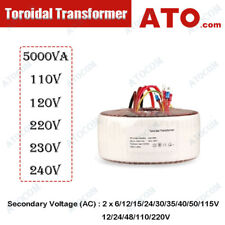 Ato Toroidal Transformer Dual Primary Secondary 5000va 24-0-24v30-0-30v